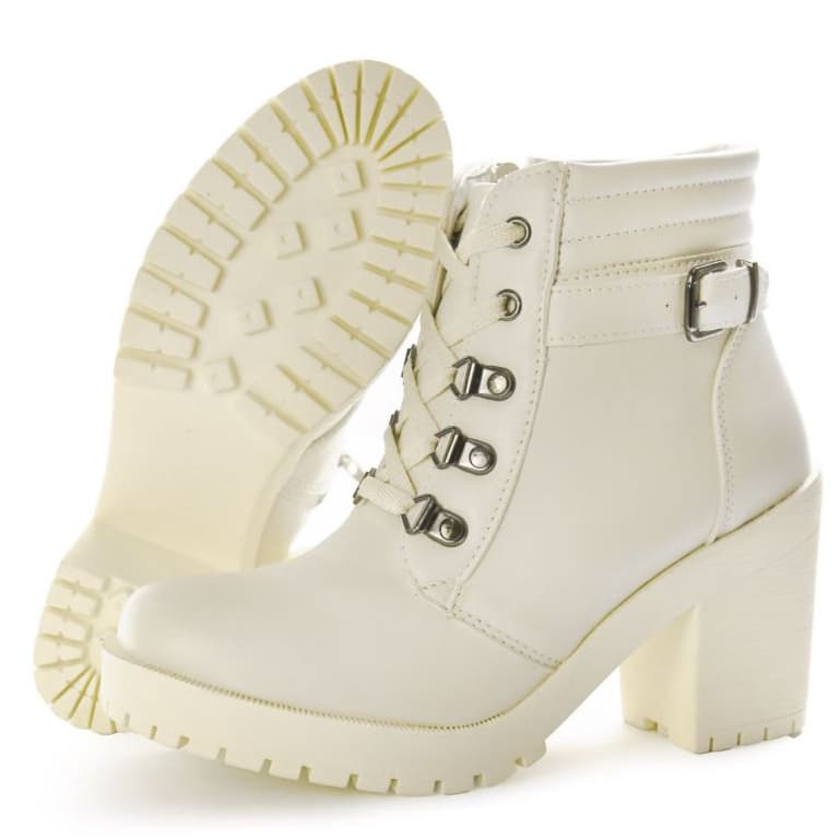 Bota Casual Tratorada Salto Em Bloco Plataforma Ferraretto