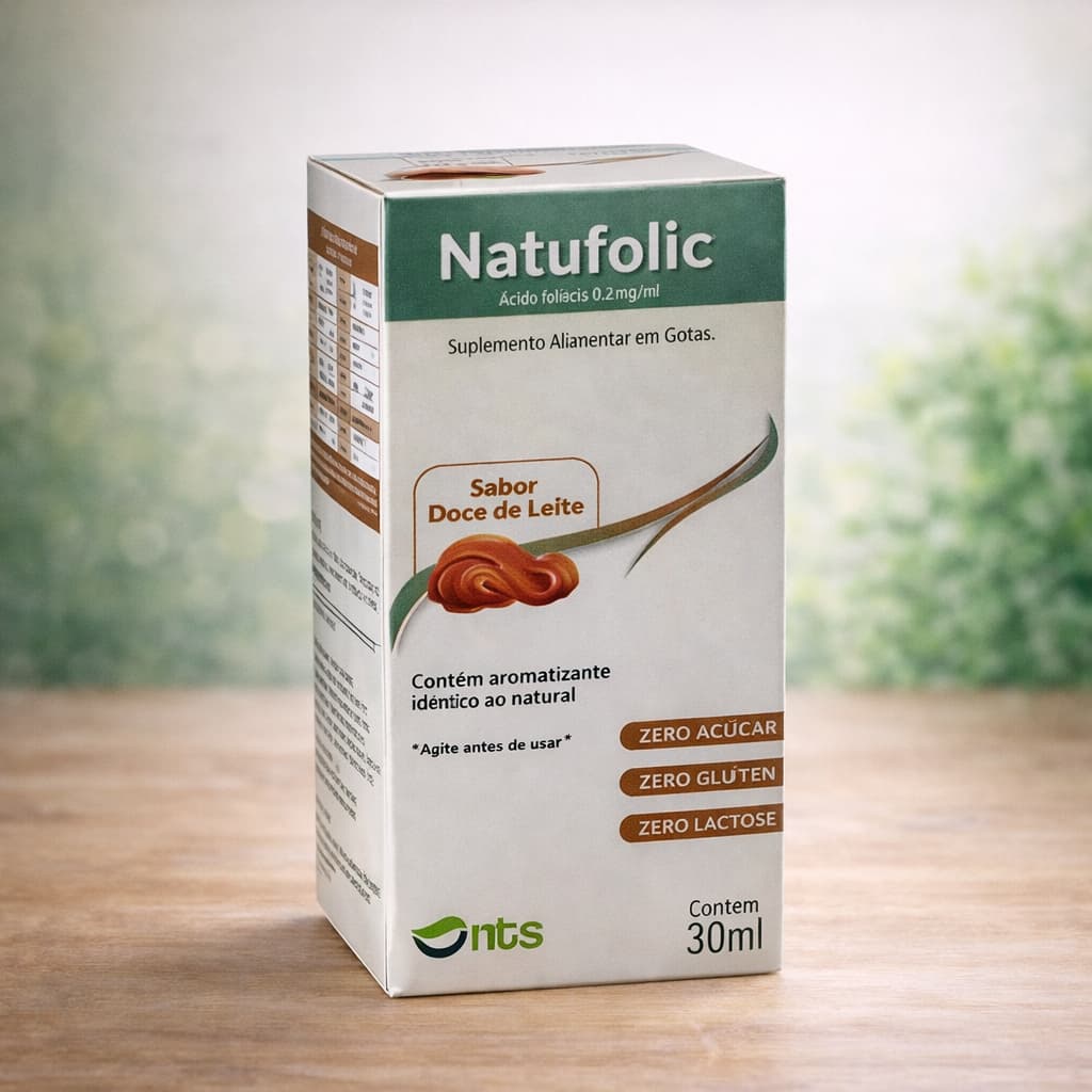 Natufolic gotas 30ml sabor Doce de Leite