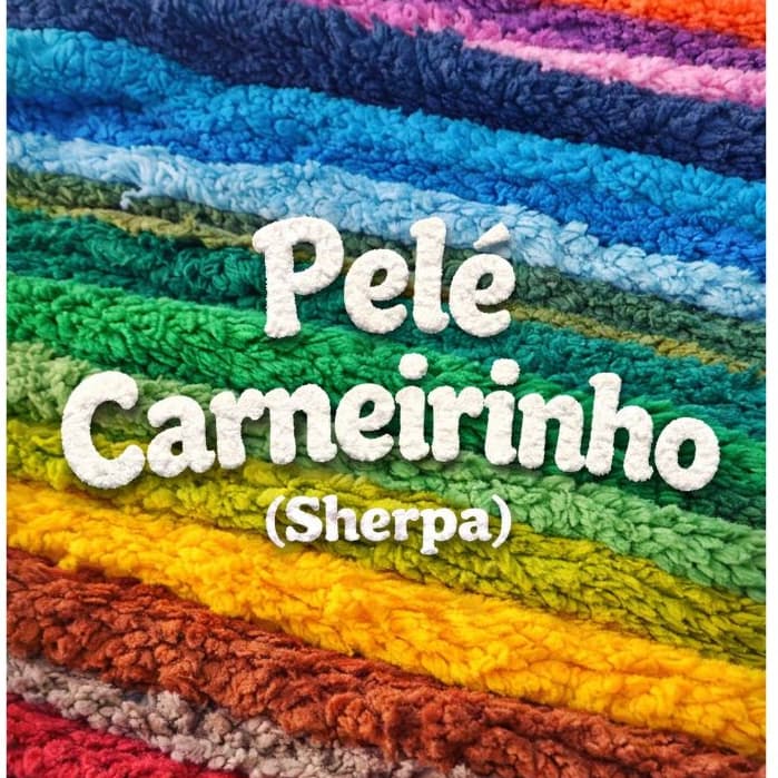 2 METROS DE TECIDO PELE DE CARNEIRO "SHERPA" (2m x1,50m) VÁRIAS CORES!!!