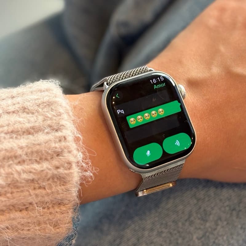 Smartwatch W11 PRO Mini Série 11 41mm  Microwear Original Nota Fiscal Pulseira Silicone e Metálica Tela Amoled