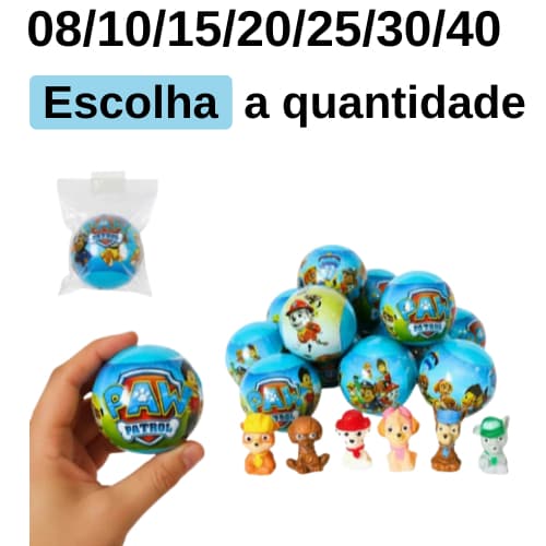 Kit PATRULHA CANINA encapsulado 5,5cm(2,5 polegadas)kit 10,kit 15,kit 30 cápsulas lembrancinha aniversario