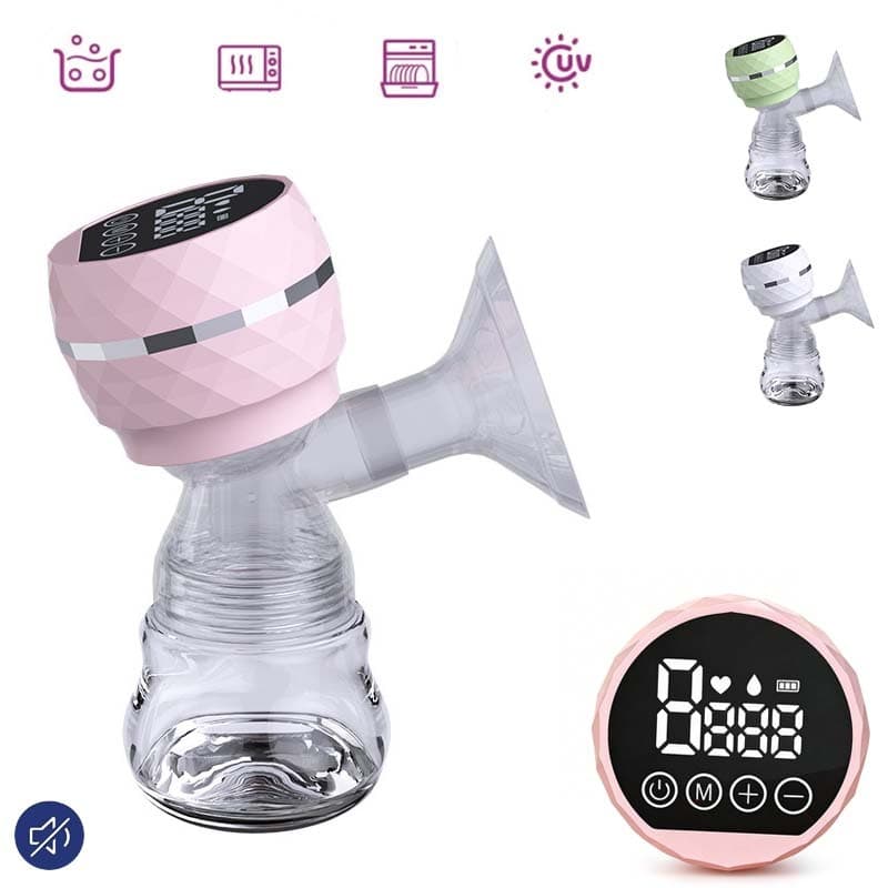 Bomba tira-leite elétrica Sem dor Alta potencia de sucção integrada Silenciosa Massageador Portátil Amamentação P16