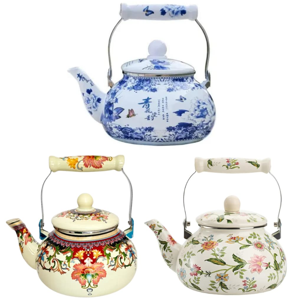 Chaleira Jarra Esmaltada 2.5 Litros S/ Apito Cha