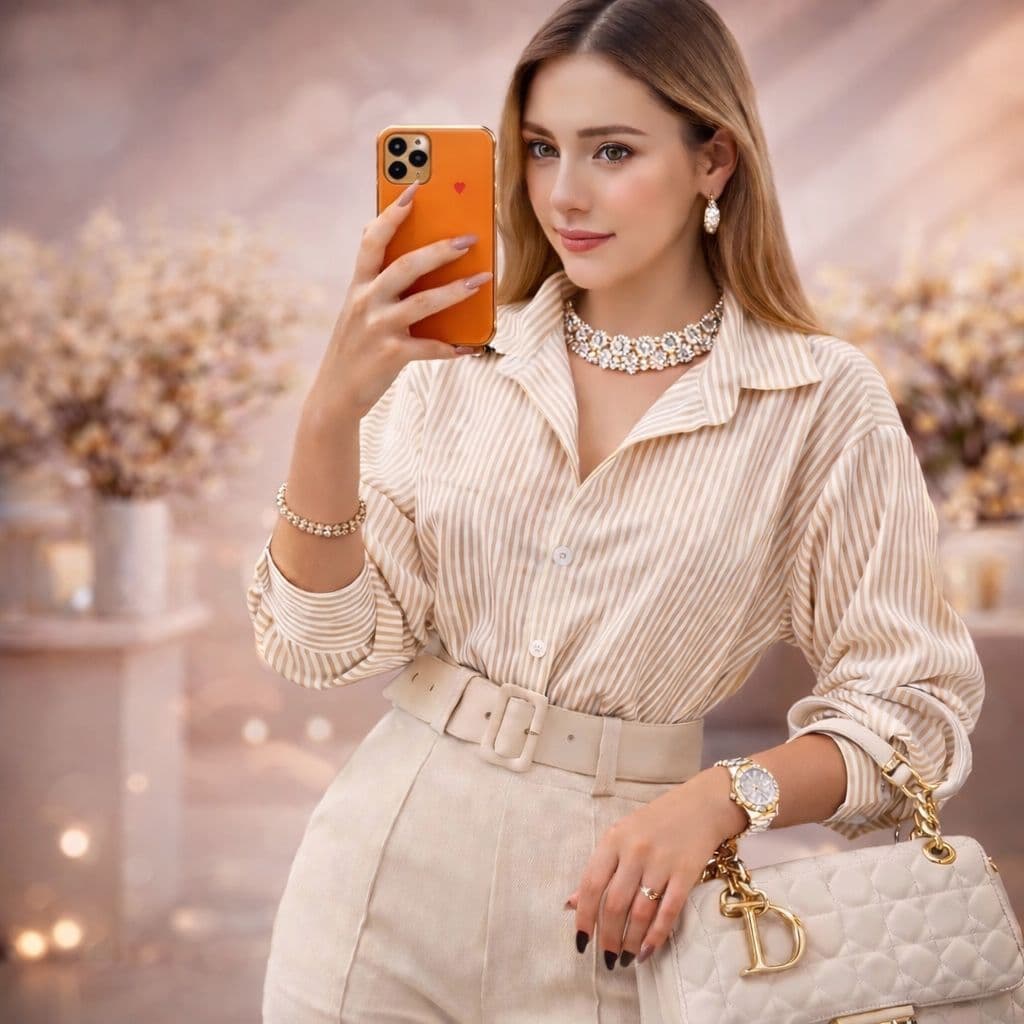 Camisa Listrada Manga Longa Conforto e Estilo Em Um Só Look