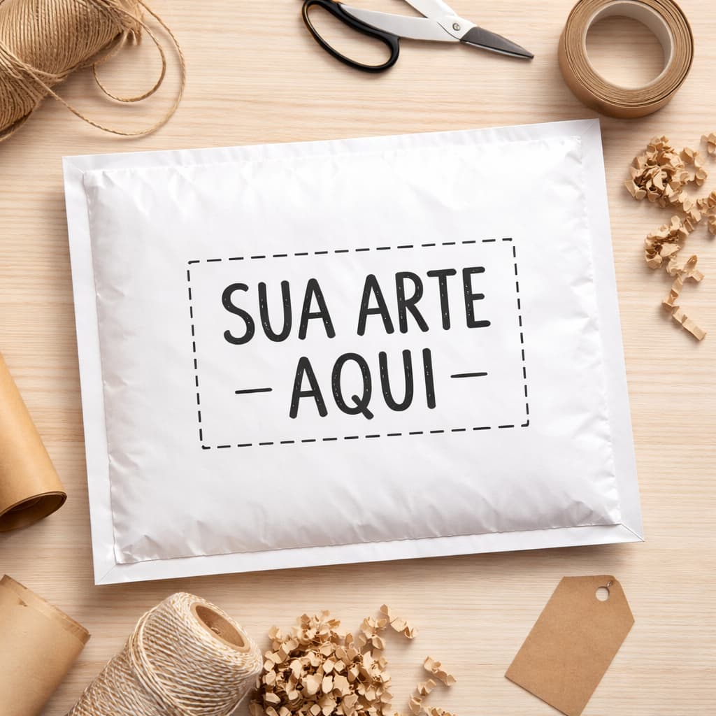 Kit 100 unidades envelope de envio 30x40 com Aba Adesiva Embalagem com seu logo Correio Ecommerce Saco Adesivado