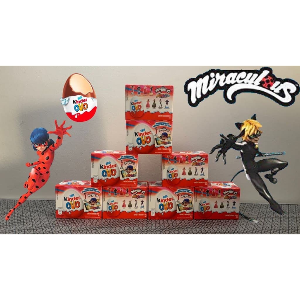 Coleção Kinder Ovo Miraculous Ladybug - Unidade - Usado