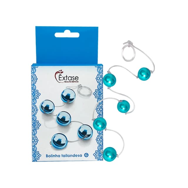 Bolinhas Tailandesas Metalizadas G 20mm Êxtase - Fortalecimento