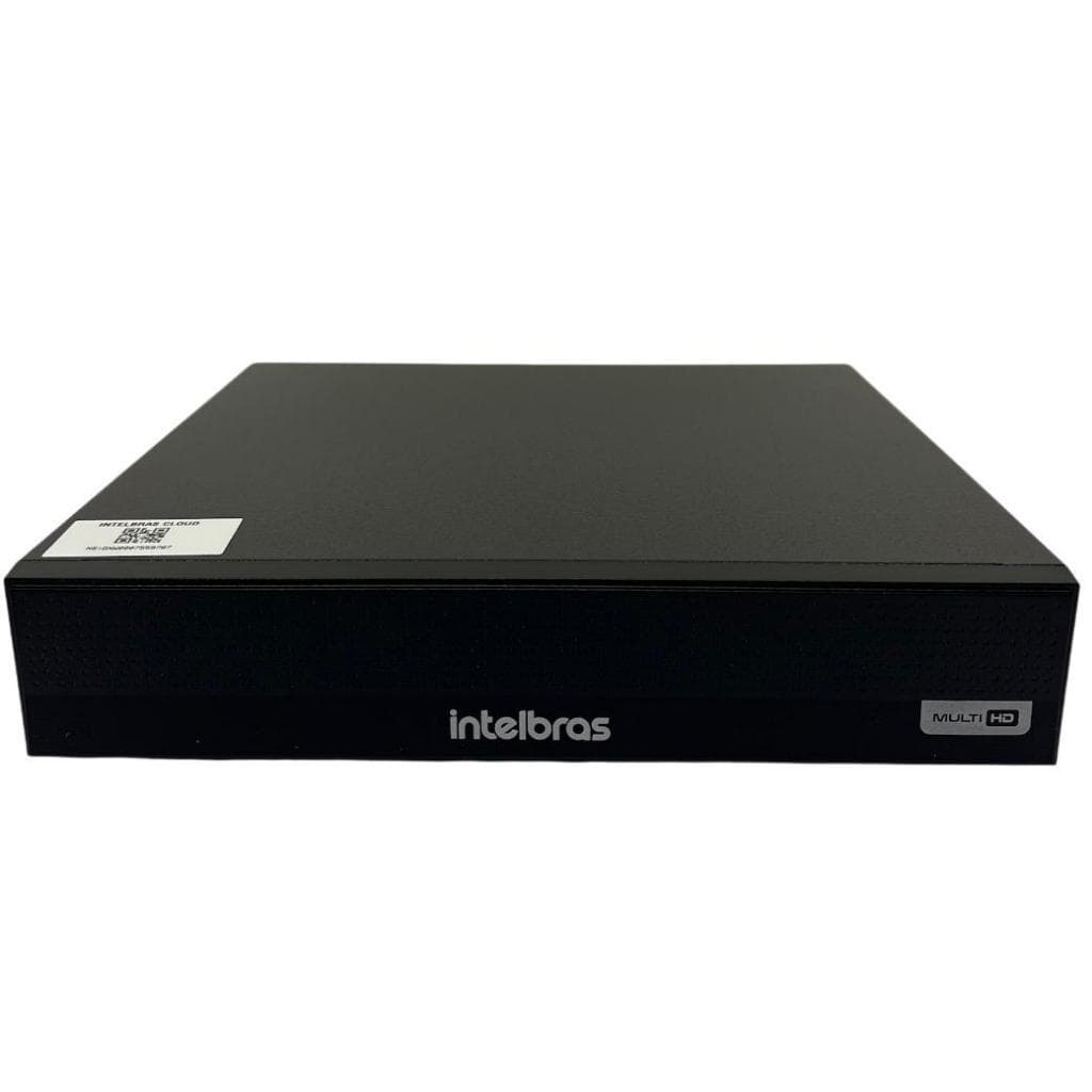 Gravador Digital de vídeo com 4 Canais Intelbras MHDX 1104-C Full HD H 265 Suporte HD SATA ou SSD