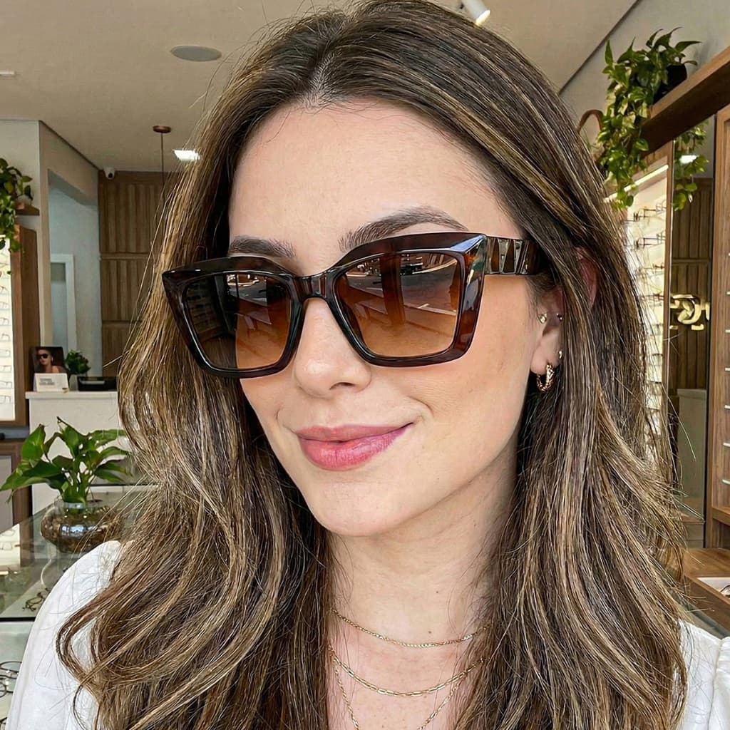 Óculos de Sol Feminino Novidade  Moderno Promoção