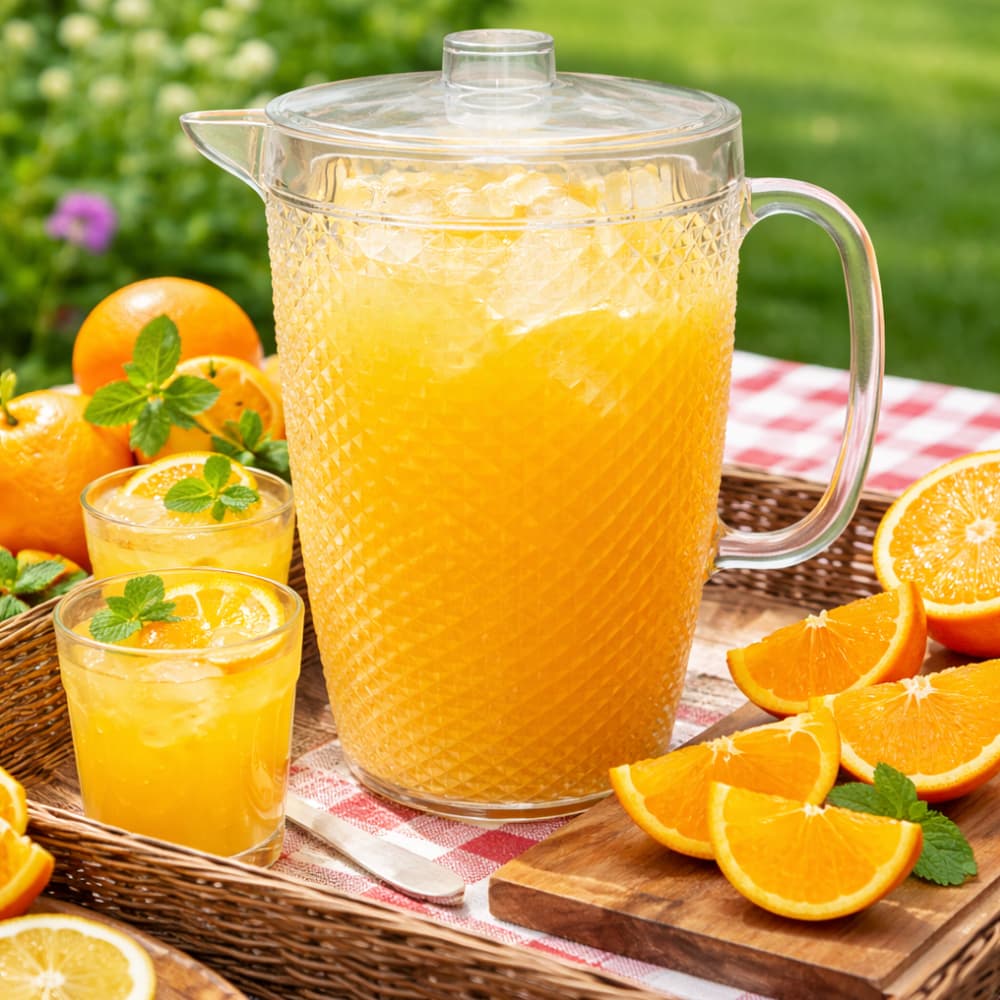 Jarra Diamante Em Acrilico 3 Litros N437 Niquelart Suco