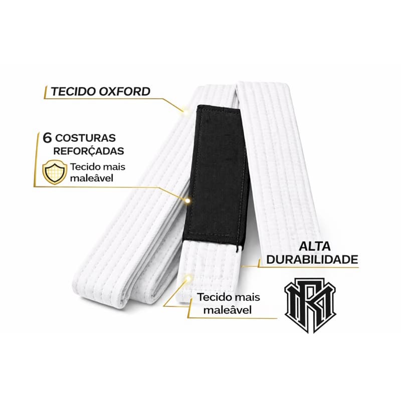 Faixa Jiu Jitsu ADULTO OXFORD sem bordado