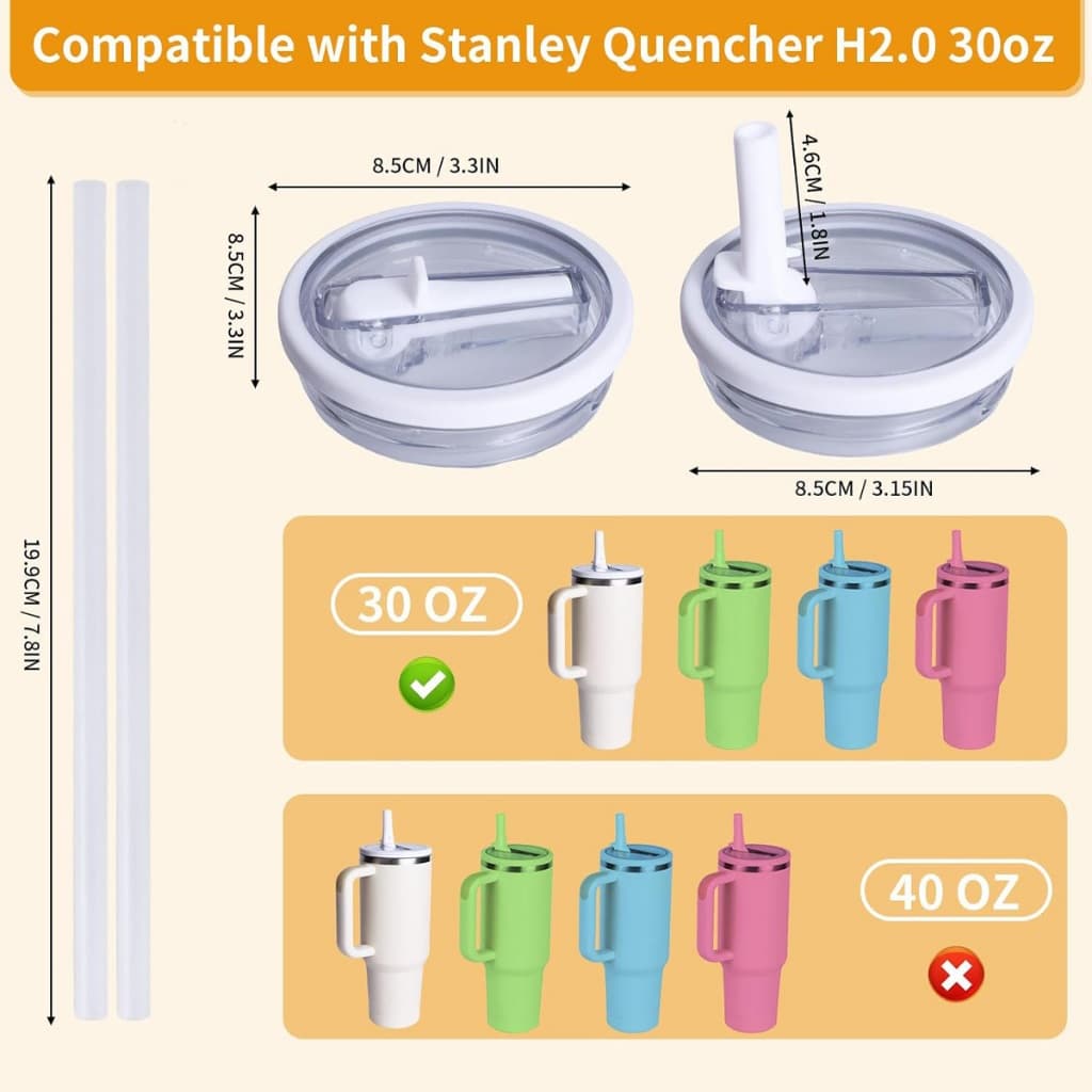 Tampa De Canudo Flip com canudo Para Copo De 887ML tampa transparente para Garrafa Água térmico
