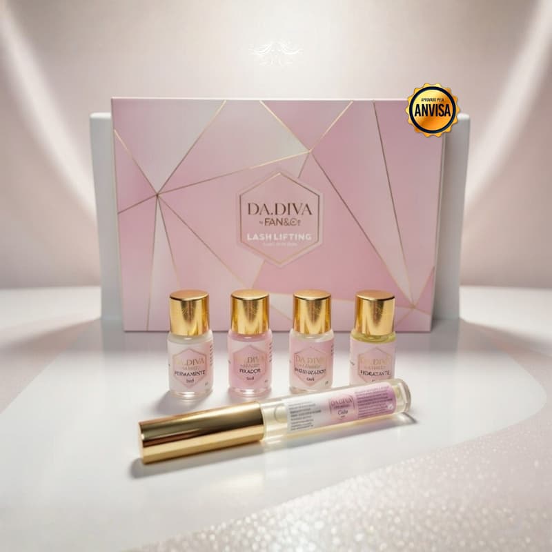 Kit Lash Lift Dadiva Gold Para Lifting De Cílios Série Ouro lash designer