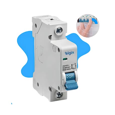 Disjuntor din Elgin - Monopolar Curva C