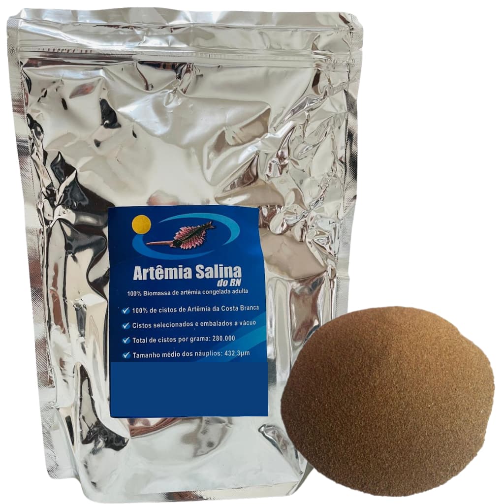 Cisto de Artêmia Salina 25g Alta Taxa de Eclosão Melhor Alimento para Guppy e Betta