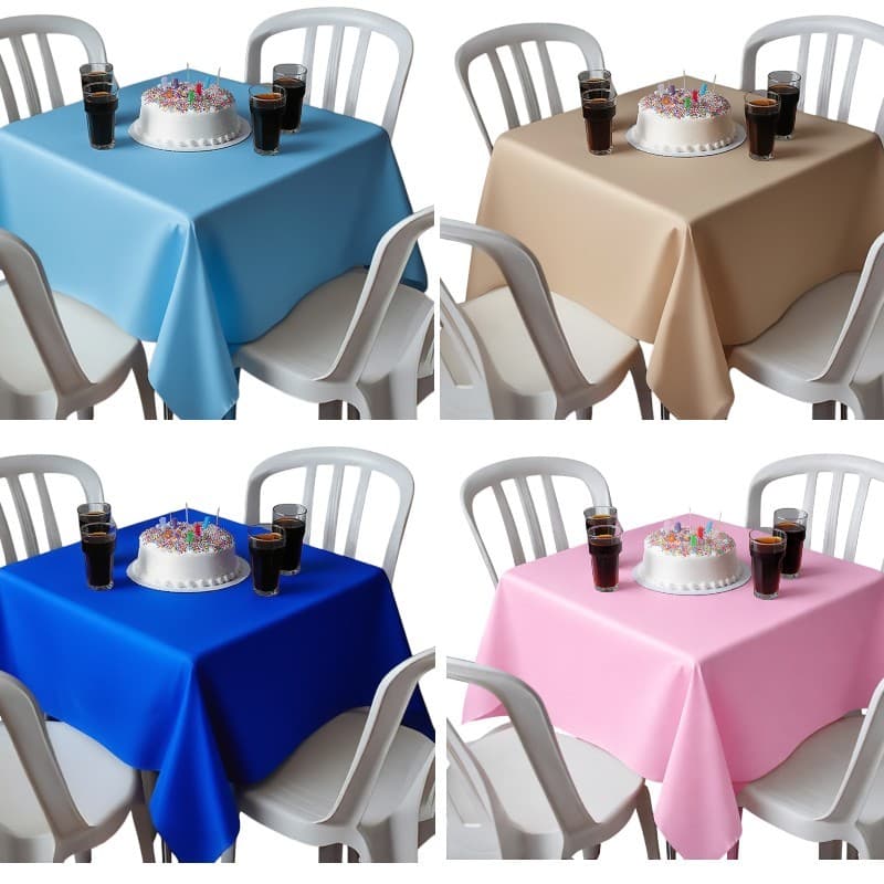 Kit 15 Toalhas de Mesa com Caimento de TNT 1,40m x 1,40m Várias Cores Você Escolhe - Forro de Mesa