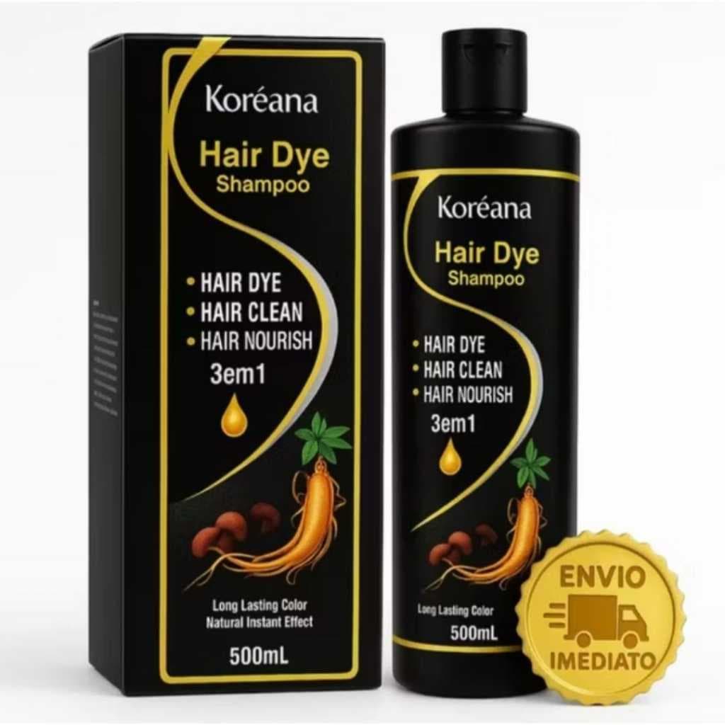 01 - Shampoo Preto 3 em 1 - 500ml