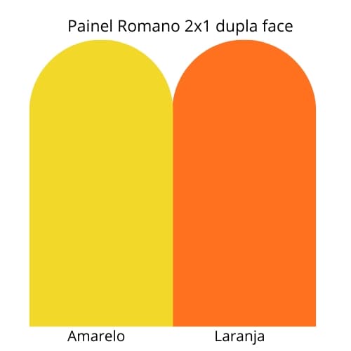 CAPA PAINEL ROMANO veste fácil dupla face com duas cores no mesmo painel