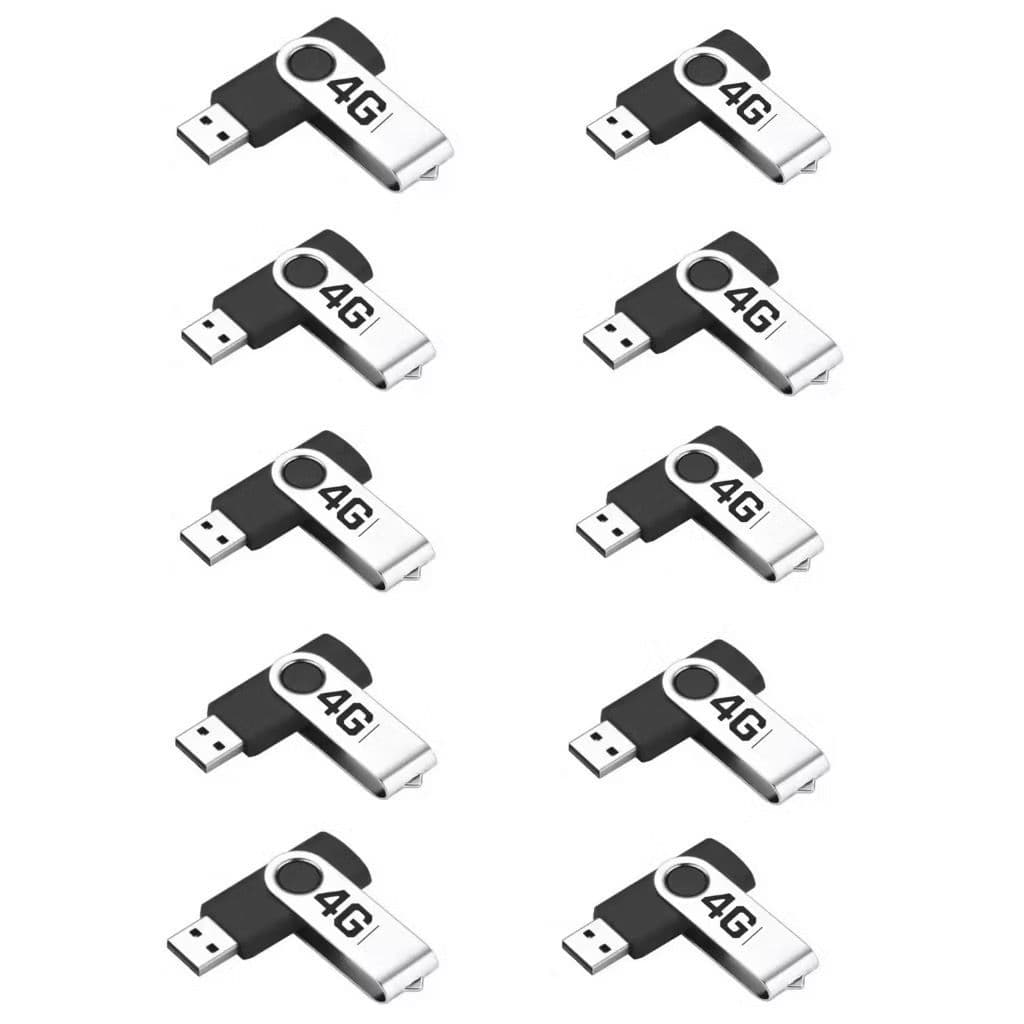 KIT COM 10 PENDRIVE 4GB/8GB/32GB/128GB