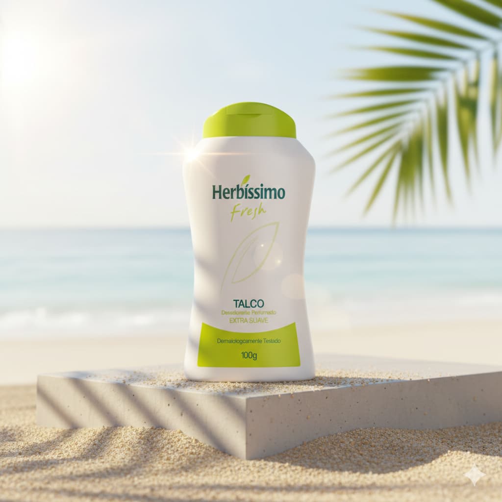 Talco Desodorante Herbissimo Fresh 100G