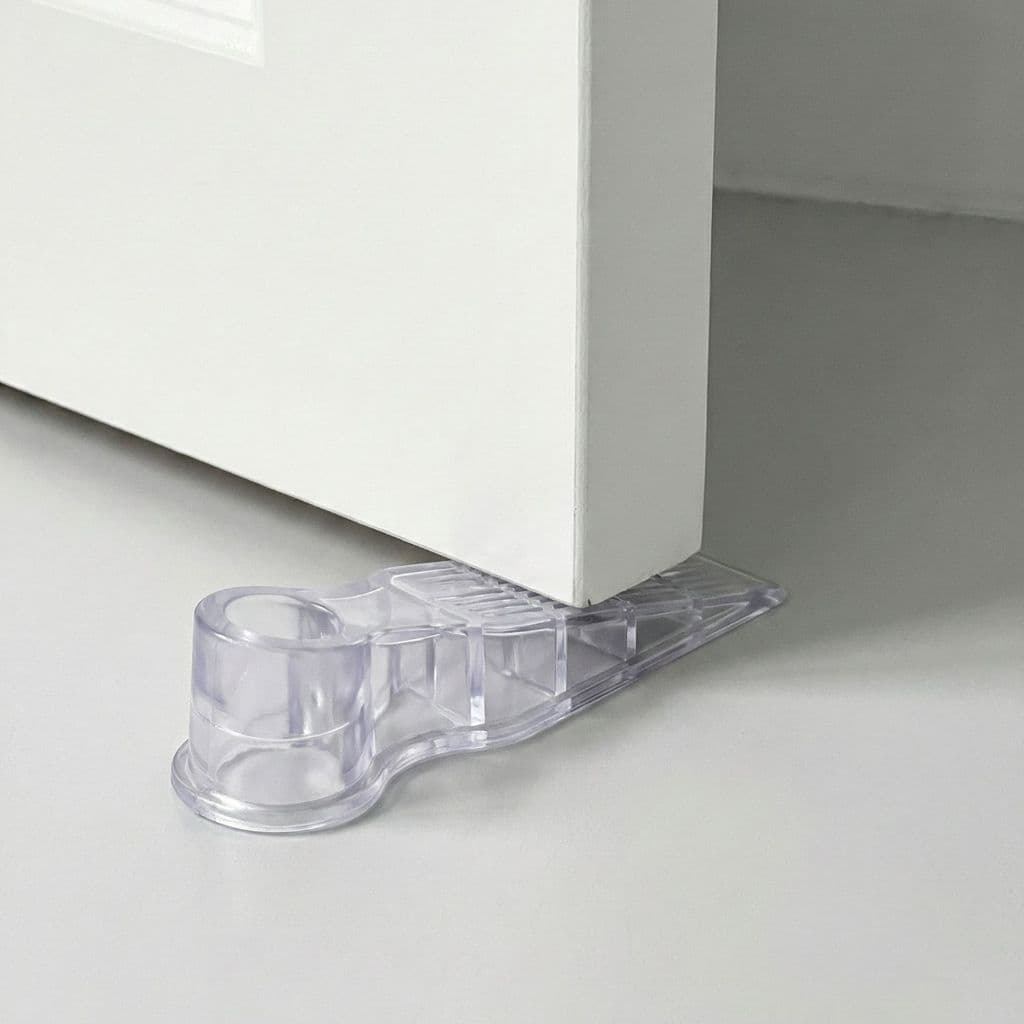 Kit 10 Aparador Peso De Porta Calço Silicone Trava Segura Fixador Segurança Criança Bebê Amortecedor Cunha Antivento