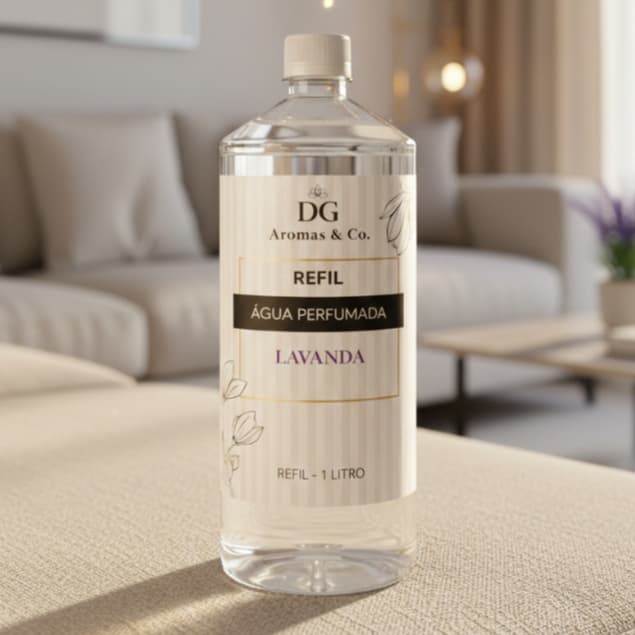 Refil Água Perfumada de Ambiente 1L - Roupas Tecidos Cortinas Aromatizadores de Ambiente Home Spray Água de Passar