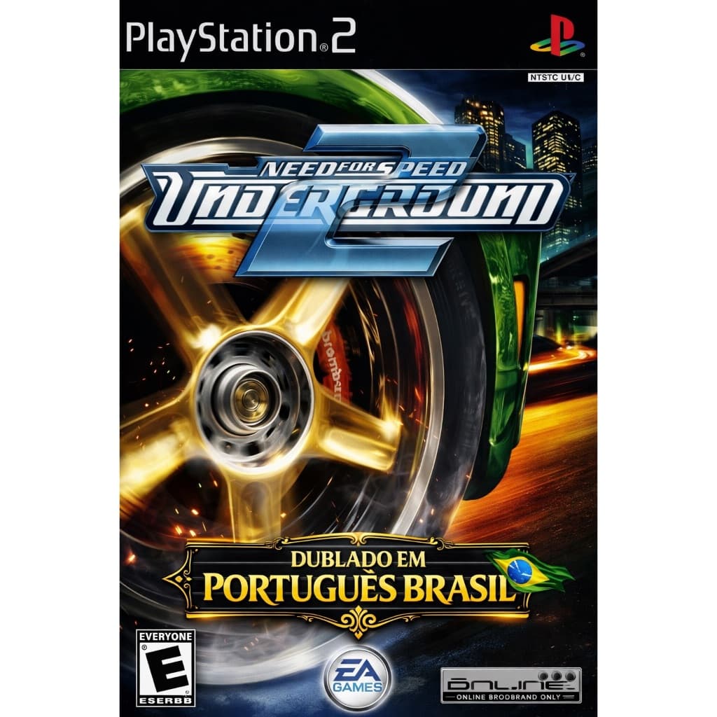 🚗 Need for Speed Underground 2 Dublado PT BR PS2 DVD – Dublagem IA Português Brasil – PlayStation 2 Desbloqueado