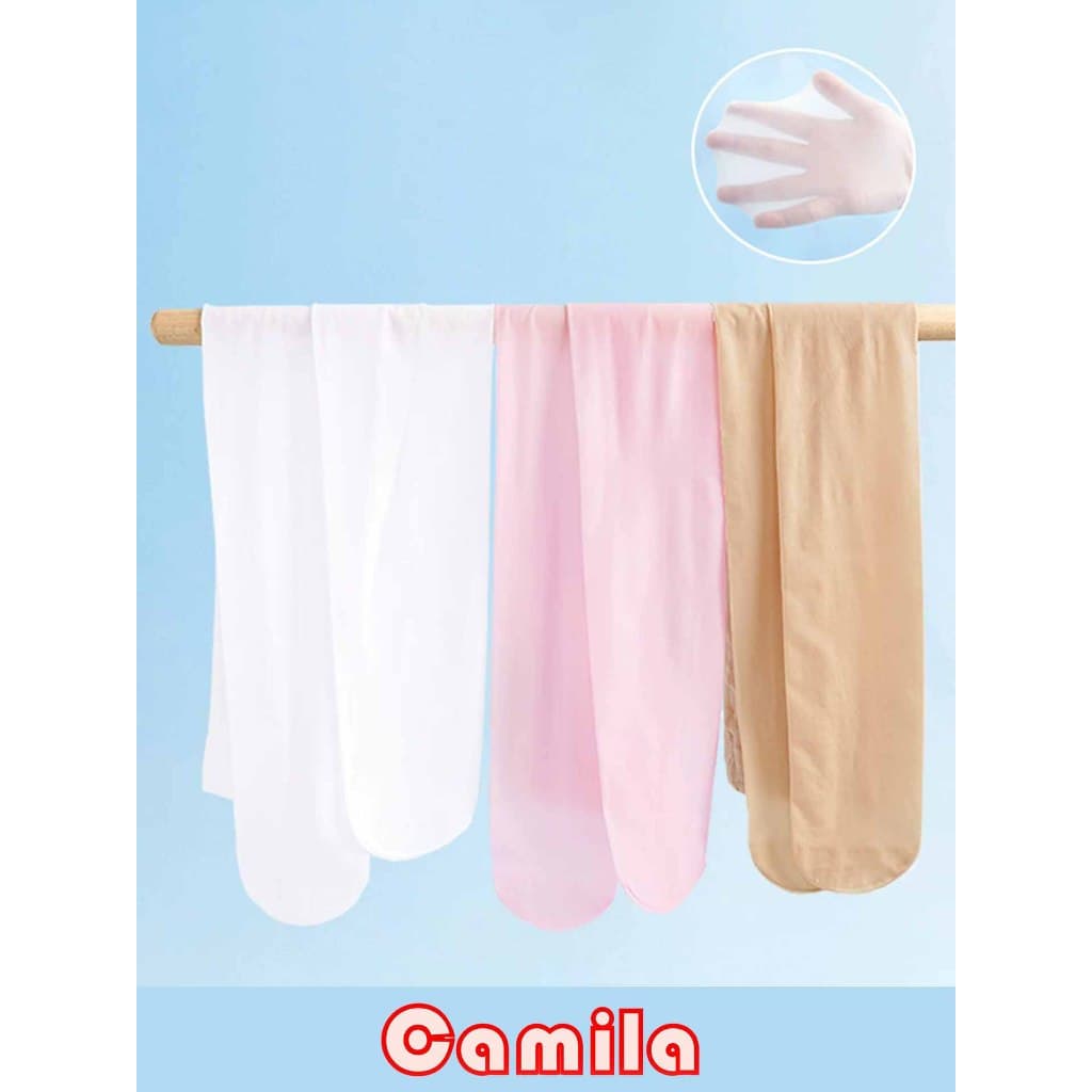 Meia calça Fio 20 lisa Infantil de   Festa E Dança Camila 620