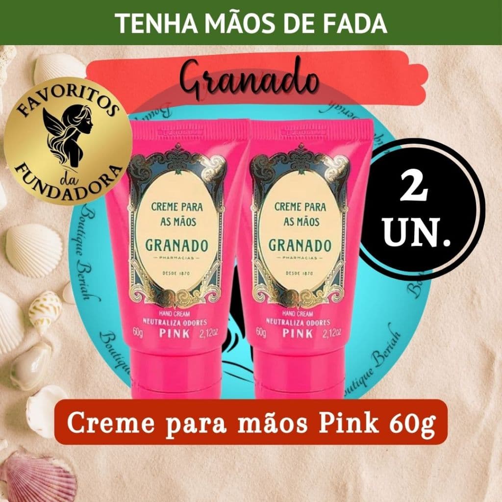 Kit 2 Cremes para mãos Pink 60g - Granado