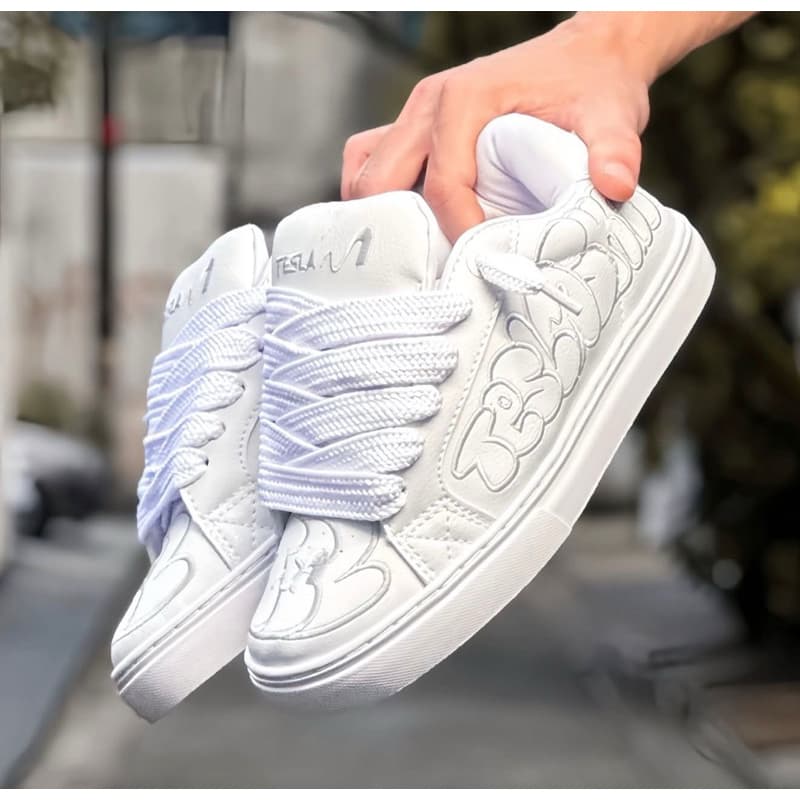 Tenis Tesla Hertz ART Skate Masculino Feminino Confotavel Premium