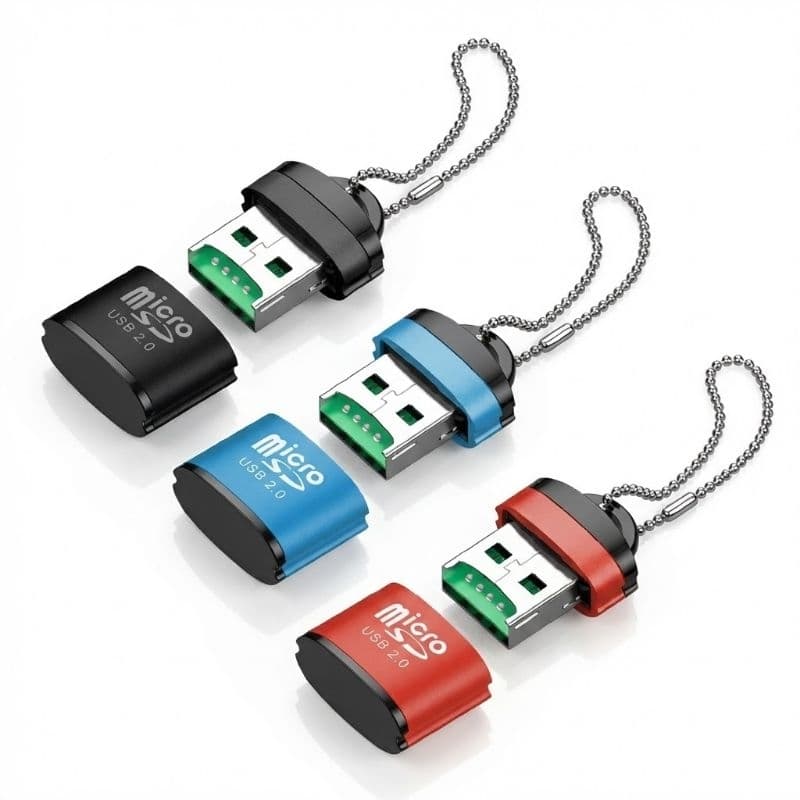 Leitor De Cartão Micro Sd Usb Tipo Pen Drive Nano