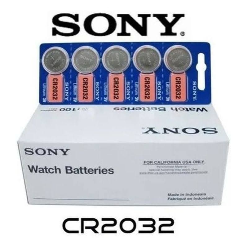 5 bateria Sony CR 2032 3V