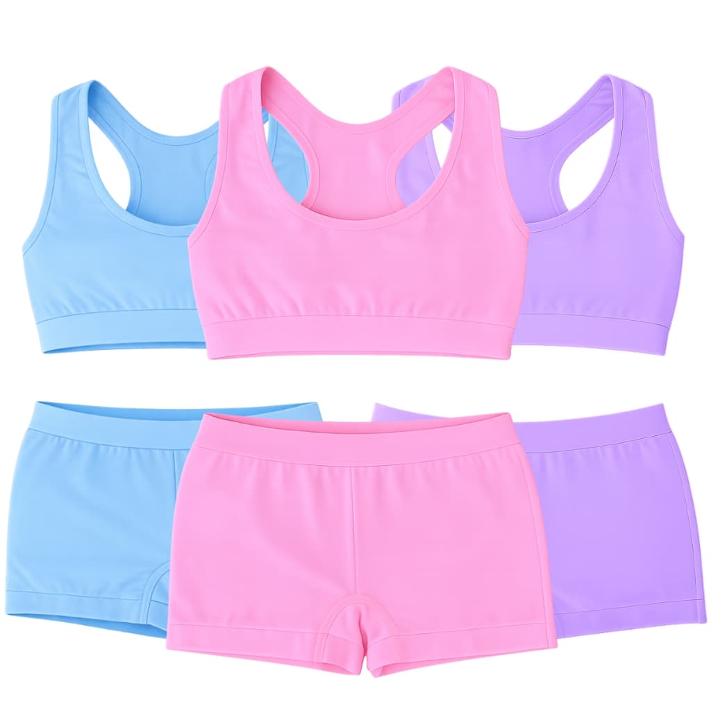 Kit 2 , 4 , 6 , 8 e 10 Peças Calcinha Box Top Nadador Juvenil Tamanho P Ao Gg Veste de 10 a 14