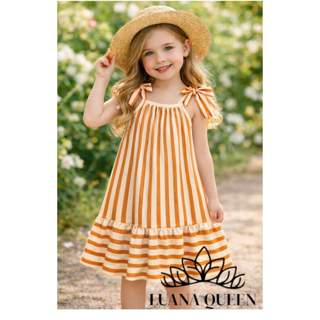 VESTIDO LISTRADO DOCE MENINA