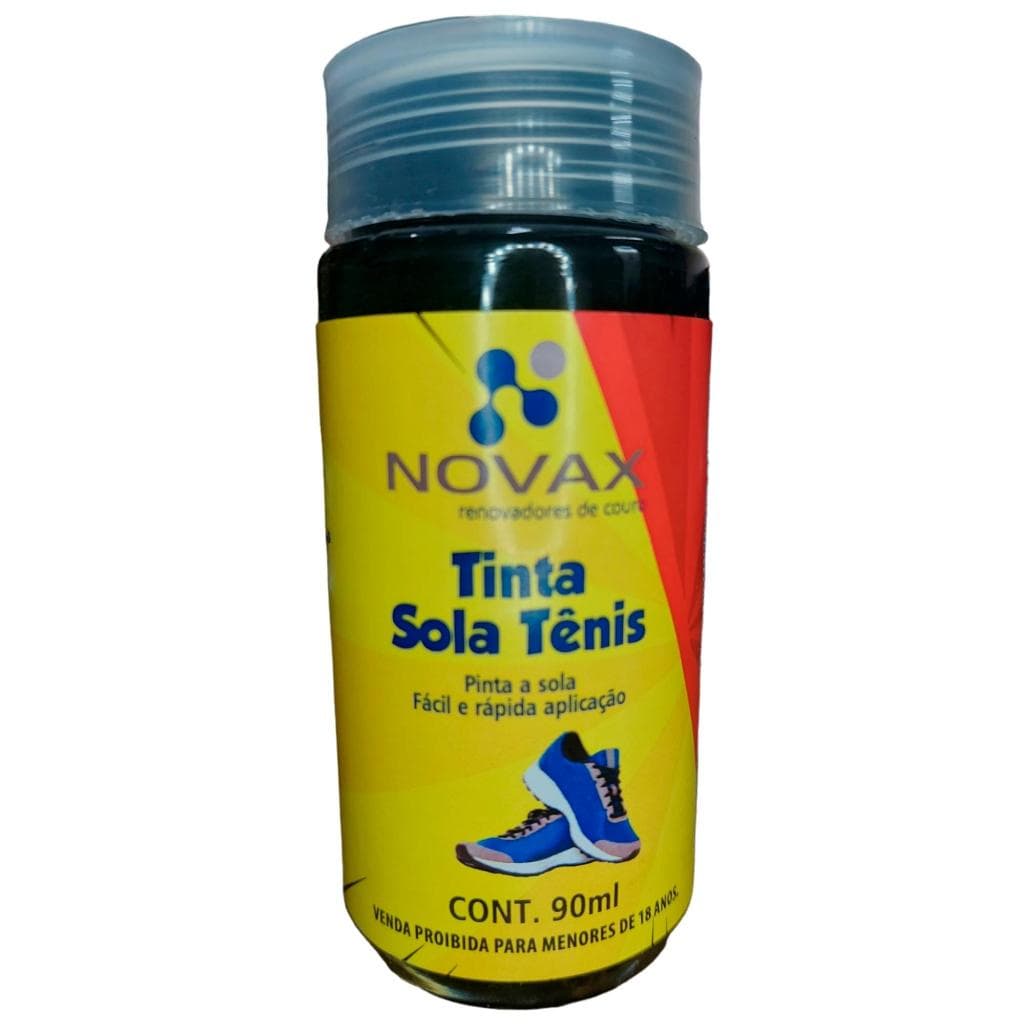 Tinta Sola Tênis Novax - ideal para renovar sola de tênis em EVA PU borracha