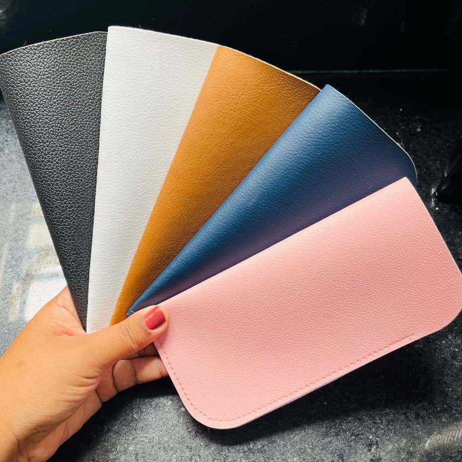 Porta Óculos de Sol e Grau Estojo Couro Sintético Premium – Case Protetor Unissex