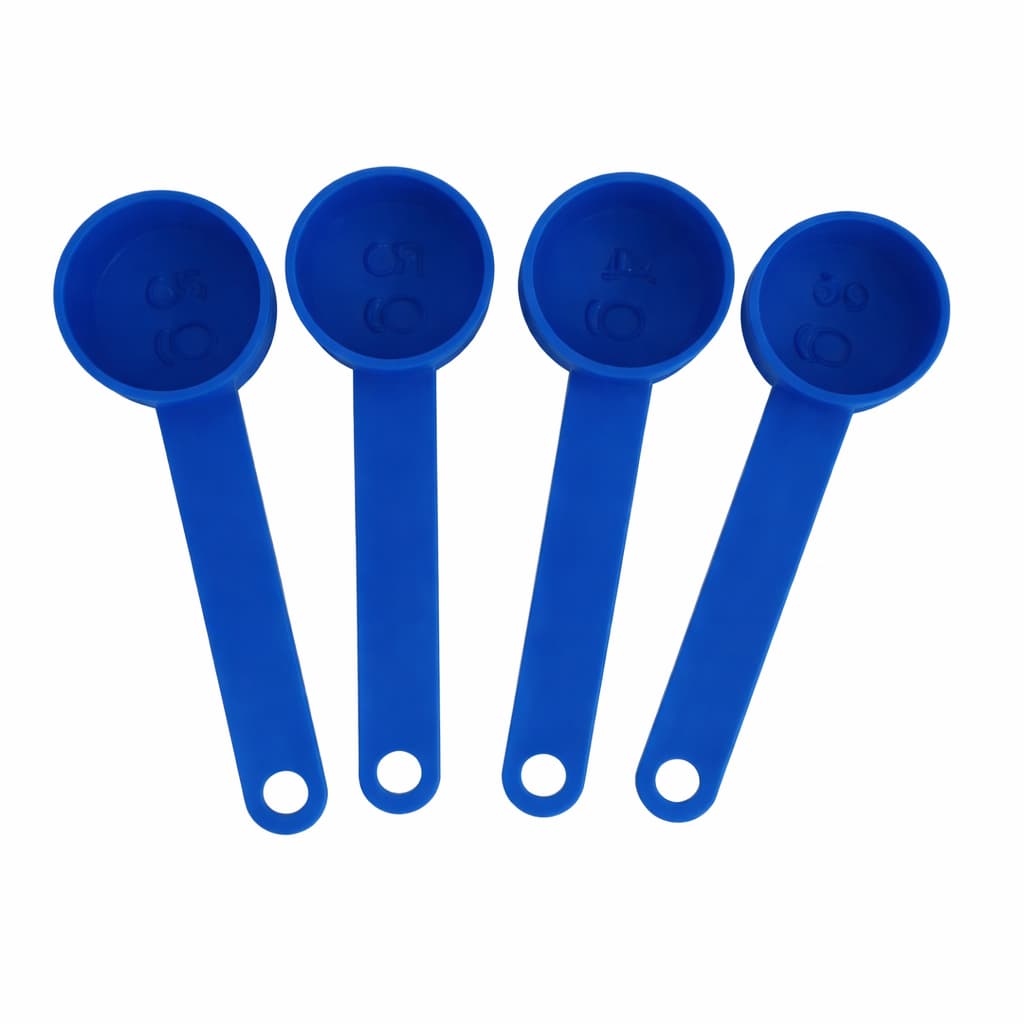 Kit Colher Medidora Dosador Para Creatina Scoop De 3g A 6g Azul