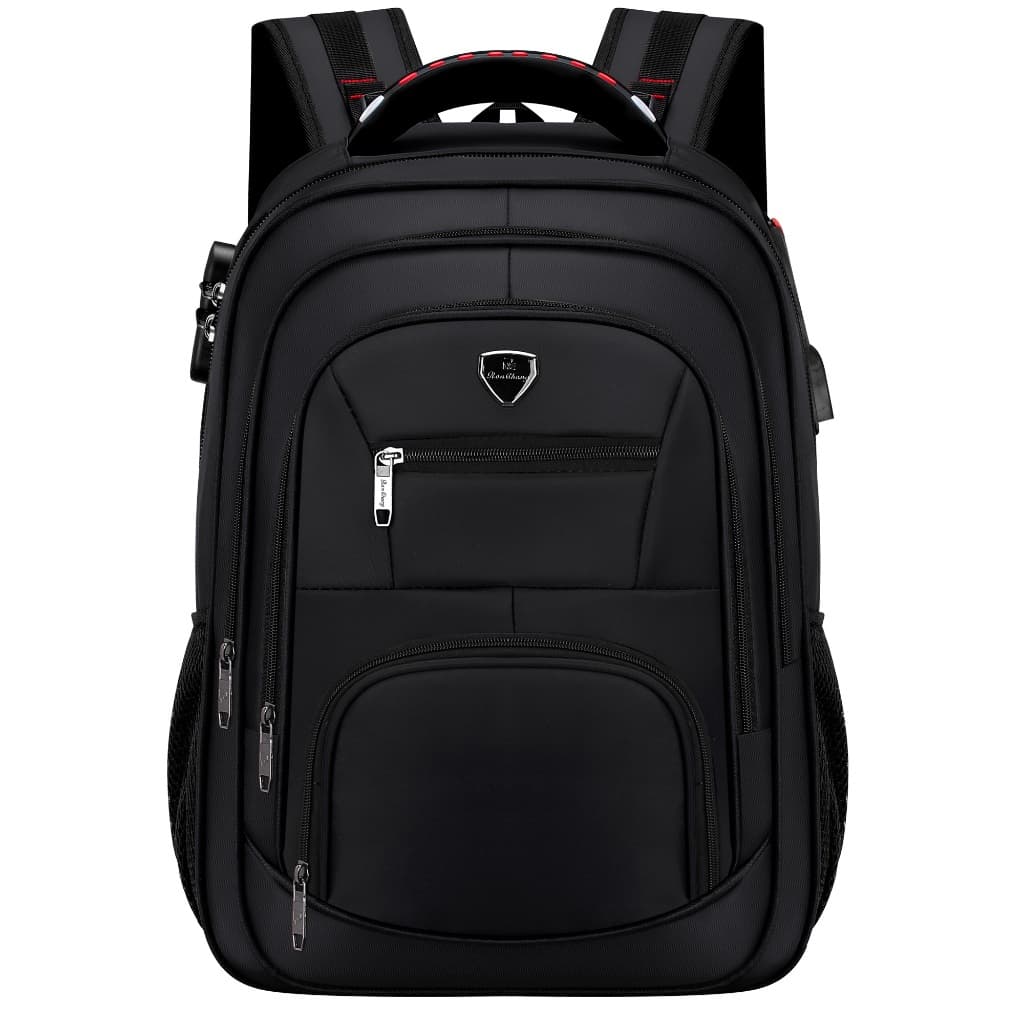 Mochila Notebook 19” Antifurto com Cadeado USB Impermeável Grande Reforçada Executiva Escolar Masculina Feminina