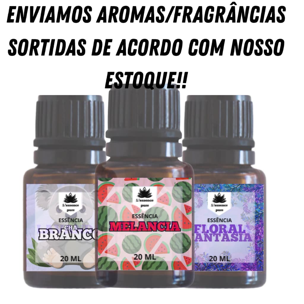 Mais Vendido Kit COM 3 Essências Sortidas Para Umidificador/Difusor | 20ml | Ambiente Perfumado