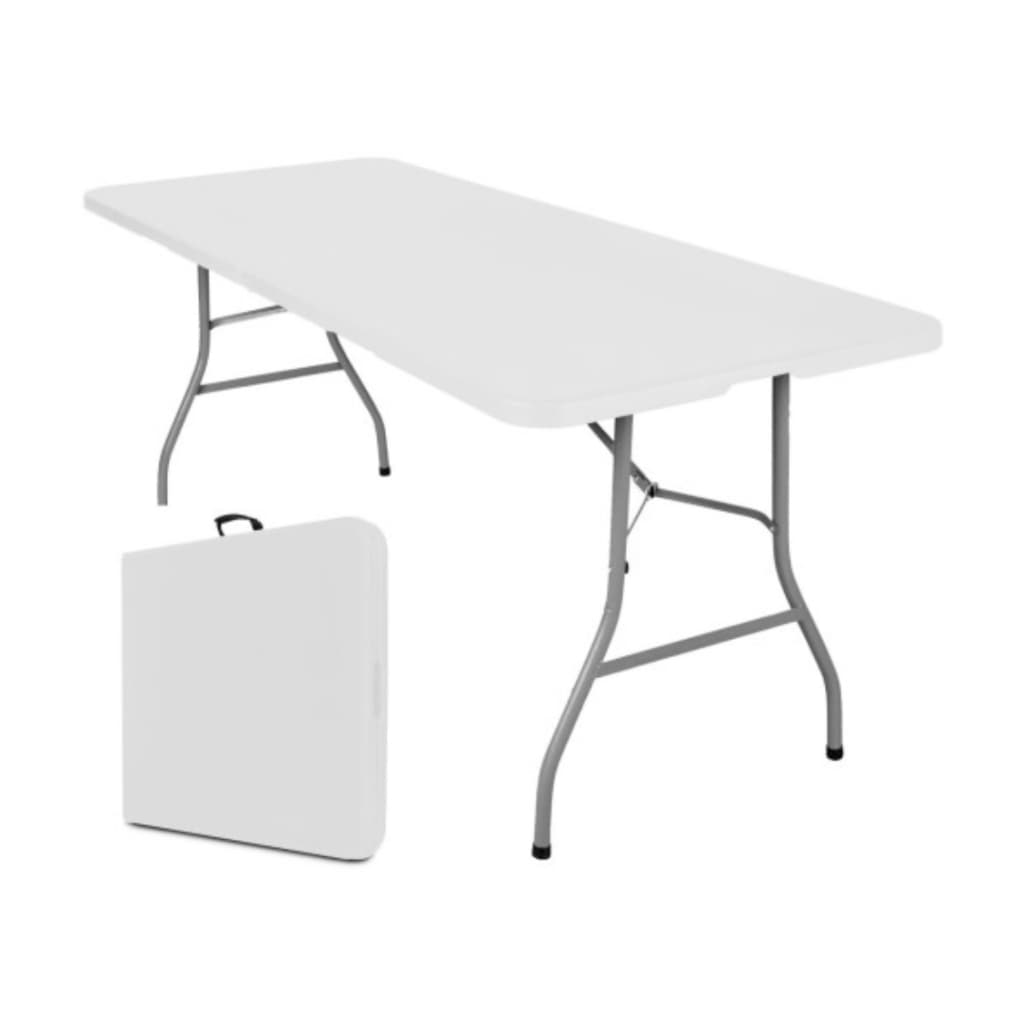 Mesa Dobrável Vira Maleta Com Alça Portátil 1.80m Camping