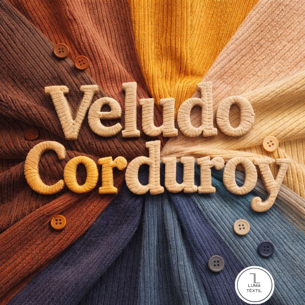1 Metro De Tecido Veludo Cotelê Corduroy 6 Canais  (1m x 1,50) Várias Cores!