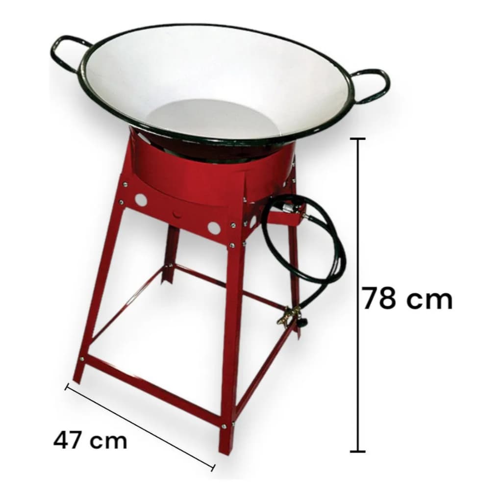 Fritador Fogão Pasteleiro A Gás Com Tacho 18 Suzan Vinho Gás