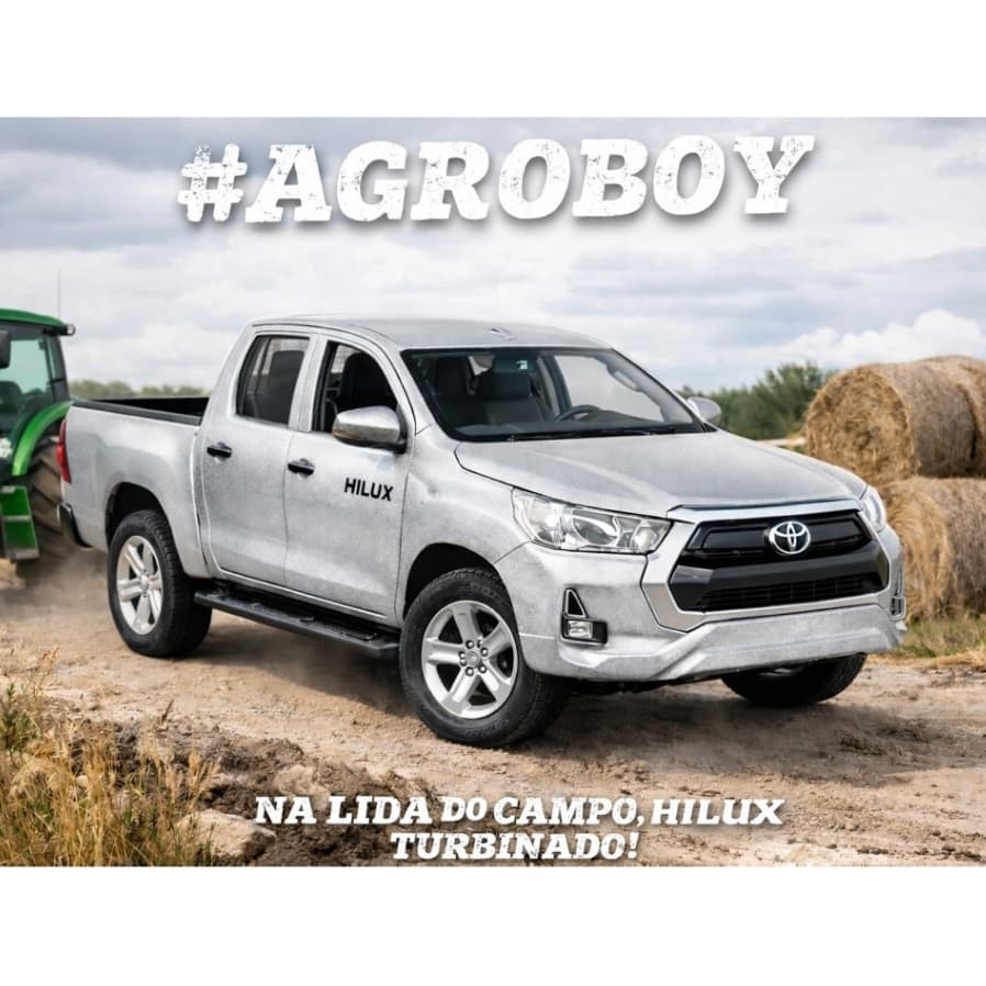 Miniatura Caminhonete Toyota Hilux em Metal – Escala 1:32 | Abre Portas | Azul, Preto ou Branco 12cm