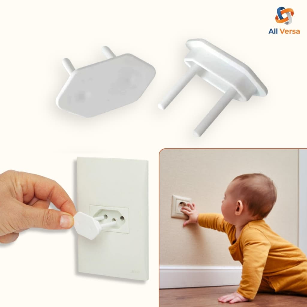 Kit 24 Protetor de Tomada Infantil 2 e 3 pinos ABNT | Segurança Bebês e Pets Anti-Choque