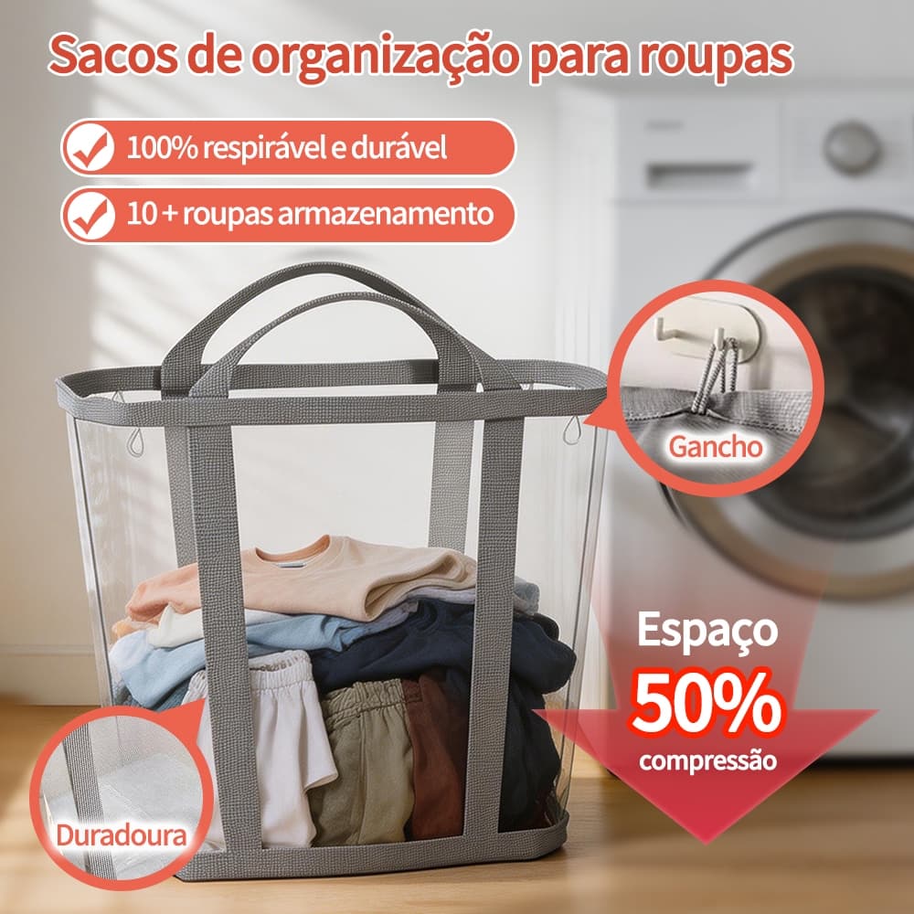 Cesto de roupa dobrável multifuncional, adequado para guardar roupas, calças e brinquedos 40*26*40cm