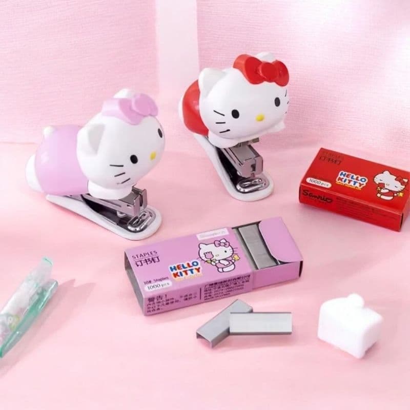 Grampeador Hello Kitty + Grampo.
