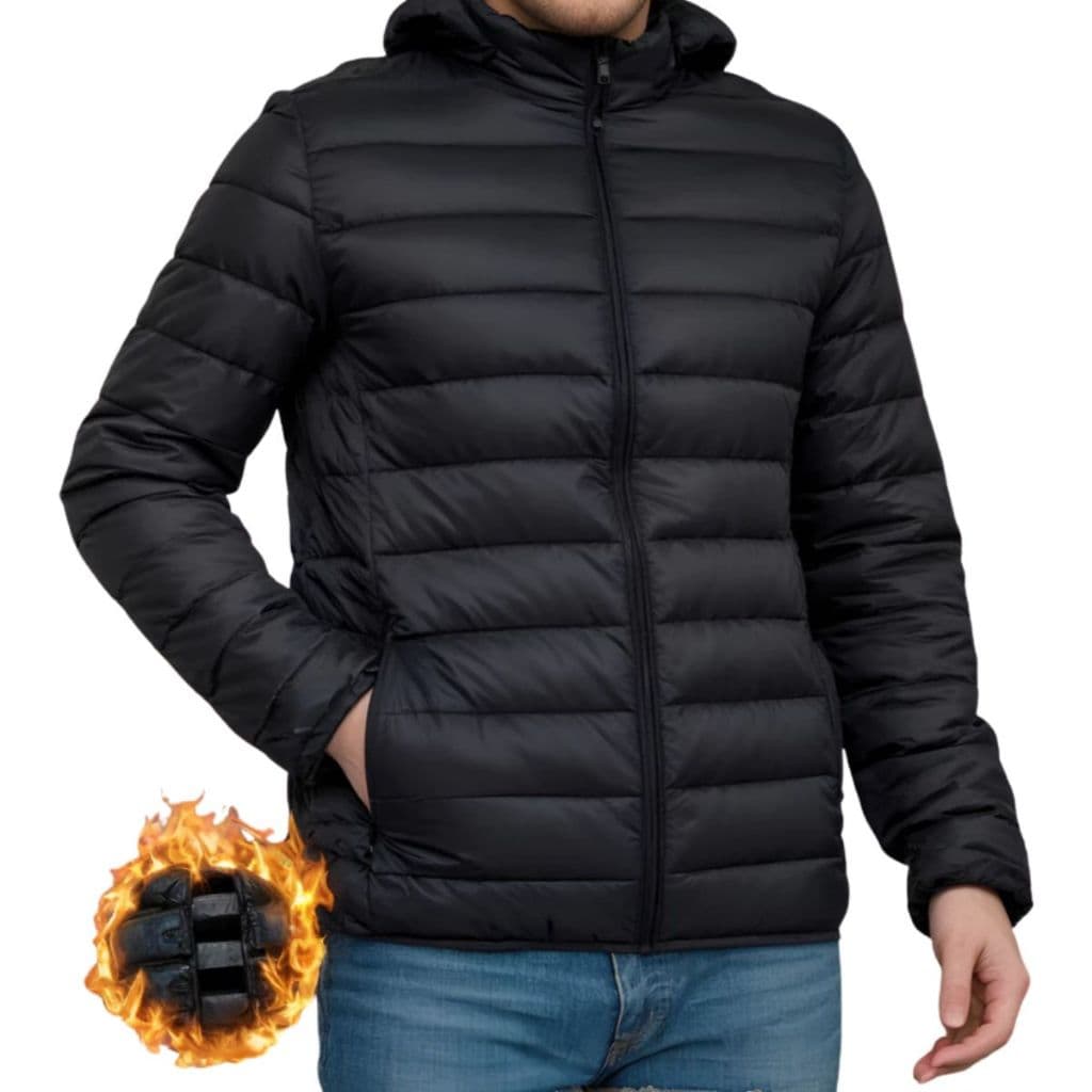 Bobojaco Blusa Puffer De Frio Intenso Jaqueta Impermeável Inverno Casaco Corta Vento
