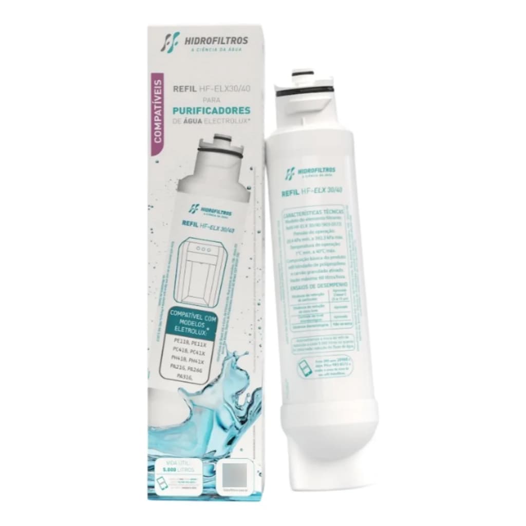 Refil Compatível Electrolux Pe11x Pe11b Pa21g Pa26g Pa31g Pa21g Pa31g Pa26g Original Hidrofiltro