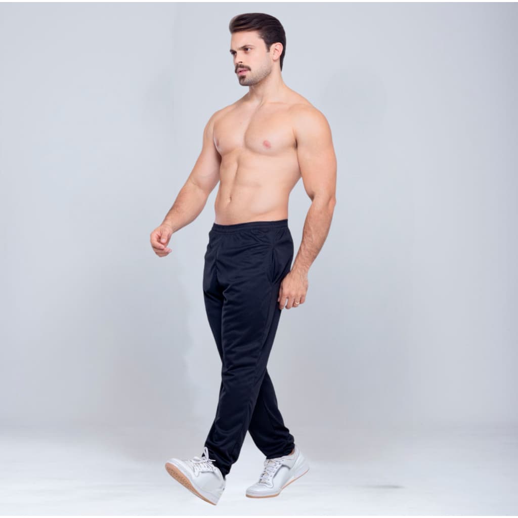 Calça Dry Fit Esportiva Masculina Slim Academia Treino