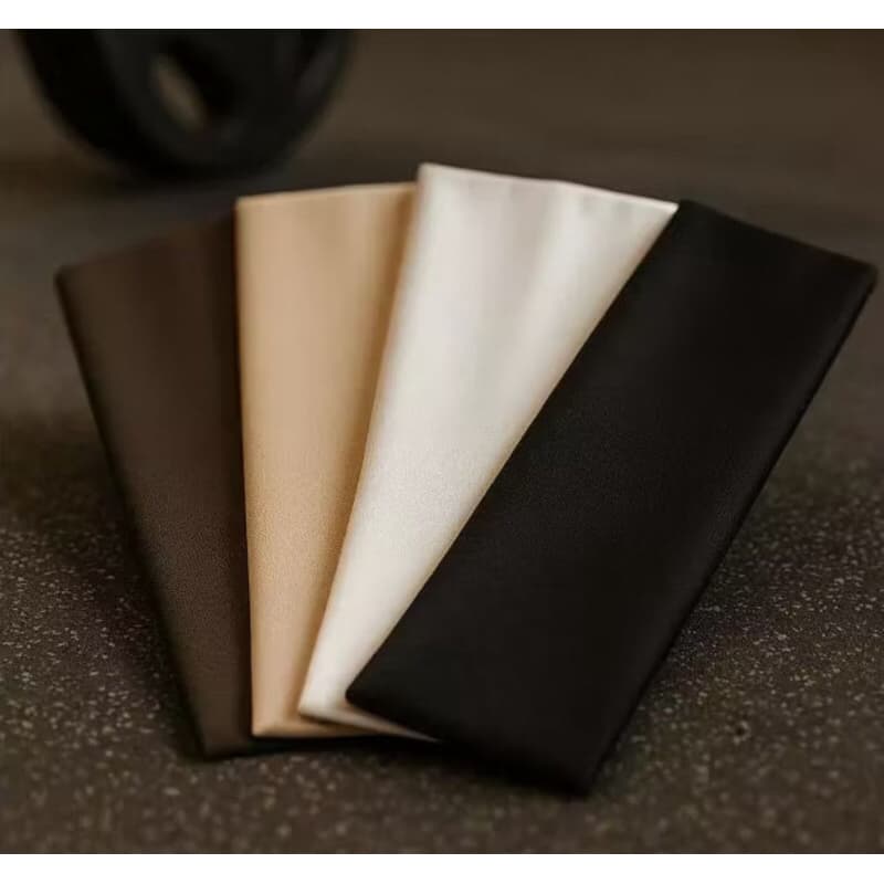 4 Faixas de Cabelo Penteados e Esportes Branco, Preto, Marrom Claro e Marrom Escuro